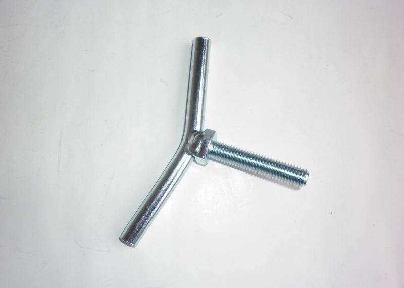 Knebelschraube M10x50mm zur Befestigung der Vorderradgabel