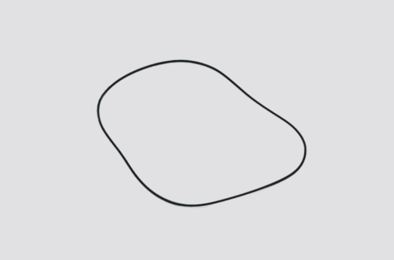 Rundschnurring Dichtschnur zw. Kurbelgehäuse und Getriebeflansch