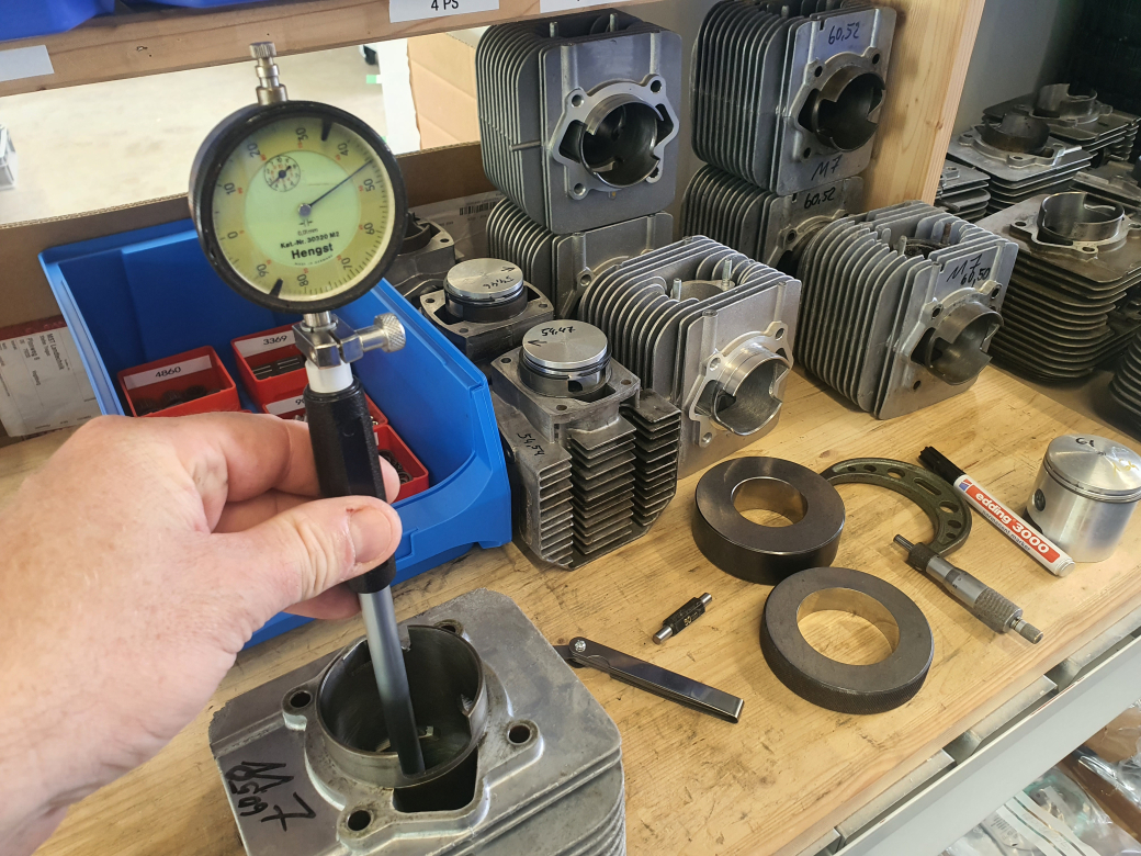 Zylinder und Kolben im Tausch AS 2-Takt Motor 4,4kW (6PS) Tauschzylinder Dichtsatz