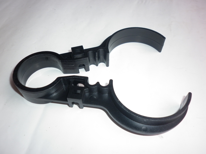 Klemmhalter zw. Holm und Ansaugschlauch, Schnorchel für Luftfilter AS Mäher Motor