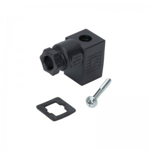 Ventilstecker 18 x 18 mm DIN 43650 3-polig 12 + 24 Volt IP 65