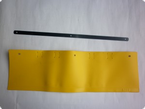 Steinschlag Schutzplane / Schutztuch hinten mit Versteifungsblech AS26 AS27 AS28 E05759 und E05762