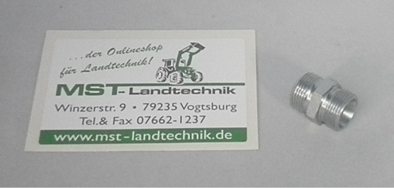 Doppelnippel gerade Verschraubung beidseitig 15L M22x1,5mm