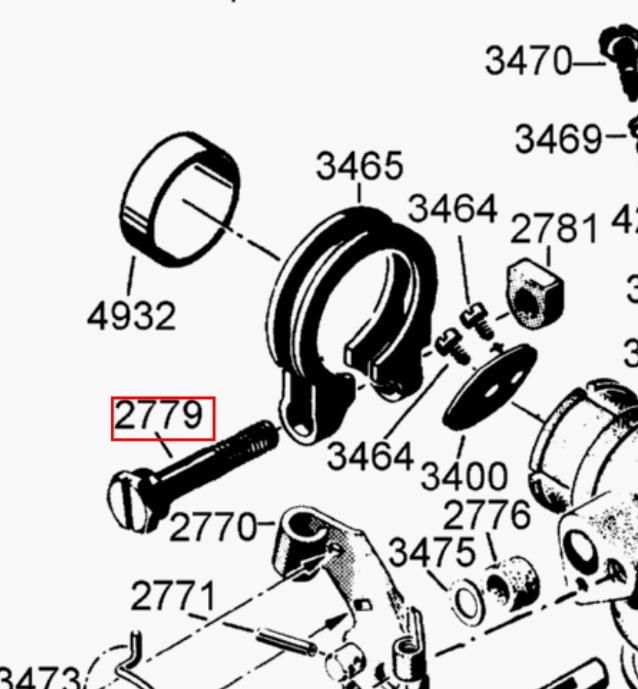 Klemmschraube Bing Vergaser 4,4KW 6PS 2-Takt Auch Kat und Easystart