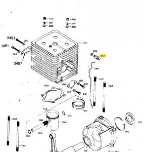 Dekompressionsventil AS 26AH6 alte Baureihe ab 1976 mit M7 Zylinder