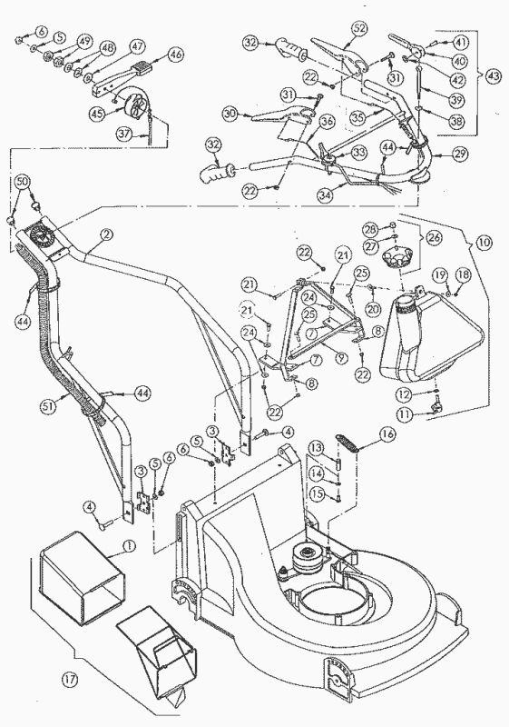 GFK-Bespannung für AS Mäher 55 B1, B2, B3, AS 550 2T und 4T