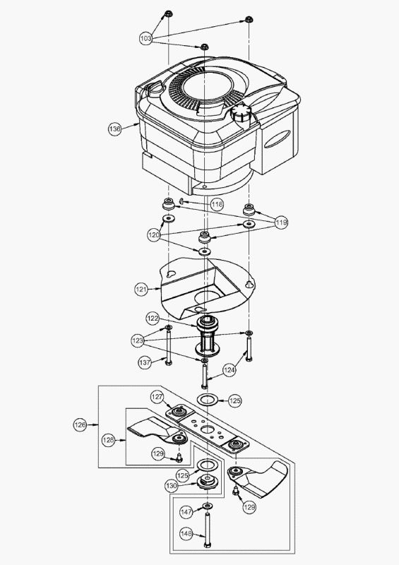 1 Satz - 2 Stück Messerklingen + Schrauben AS 43 und 47 casa Heckauswurfmäher AS 43 BS Casa & AS 43 H Casa
