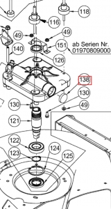Verschlusskappe für Getriebe Seitenabtrieb AS 21 & AS53; B&S Briggs & Stratton Motor oder Kawasaki Motor