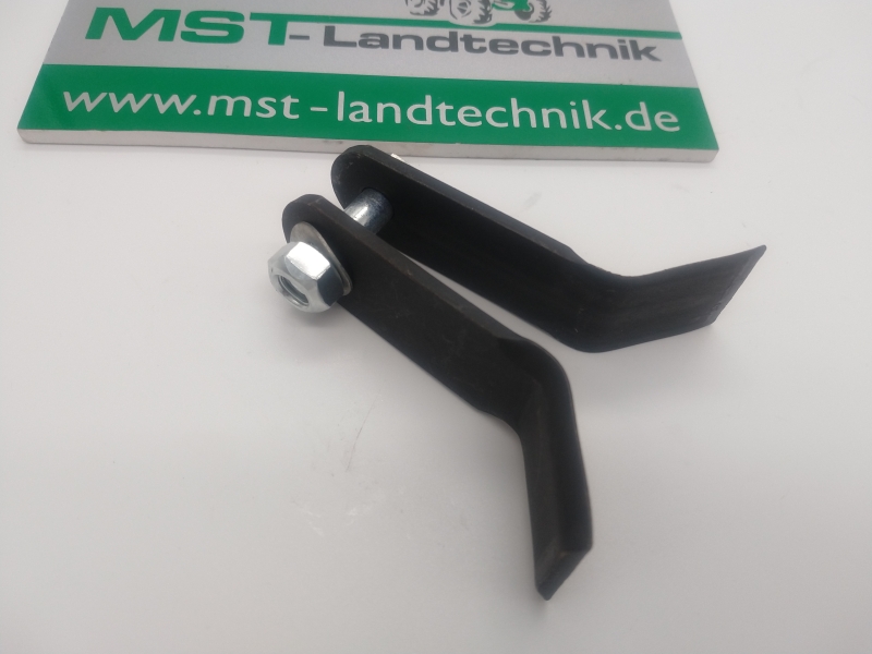 Schlegelmesserset 2 Stück mit Befestigungsschraube und Mutter AS 700, AS 557 SM, AS 570 SM