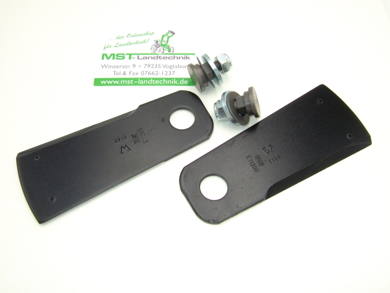 2 Stück Messerklinge + Befestigung AS 920 AS 940 Sherpa 2 WD 4WD XL RC G06980001