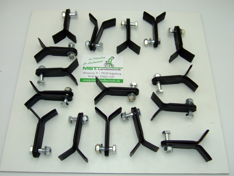 Schlegelsatz für Schlegelwerk des Schlegelmähers AS 570 SM & AS 557 SM Messer + Messerklingen +Schlegel