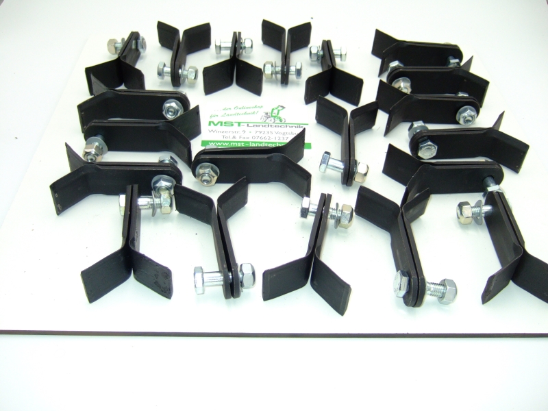 1 Schlegelsatz für Schlegelwerk des AS Motor Schlegelmähers AS 700 Messer + Messerklingen + Schlegel 20er Set