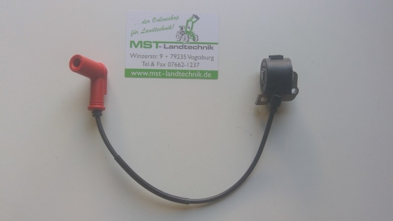 Zündanker mit Kabel u. Stecker für alle 2T Motoren mit rechtsliegender Verbausituation (Vergaserseitig) KAT Motoren mit neuem Lüfterrad