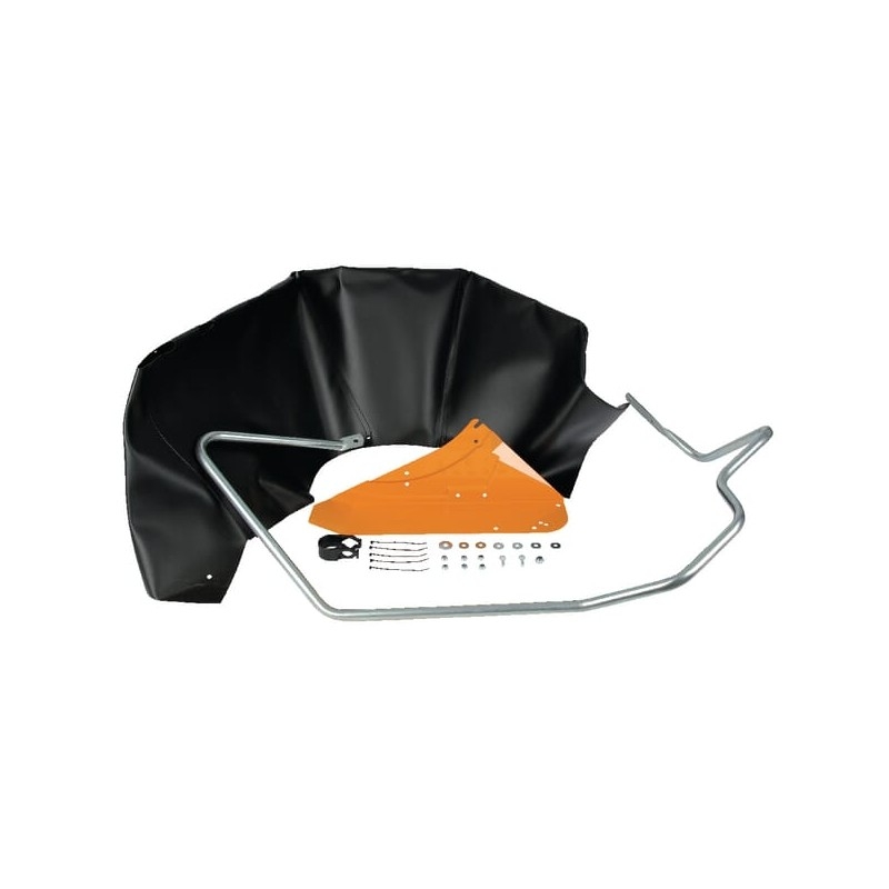 Schutzbügel - Set AS Allmäher Mäher AS 21 AH1/4T B&S "Achtung für kleines Vorderrad aus Kunststoff"