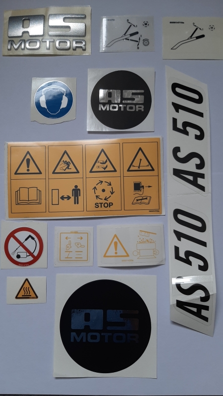 Aufkleber-Set AS 510
