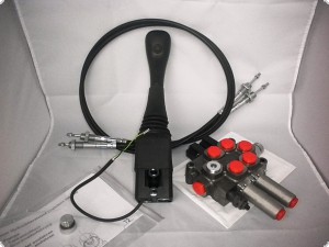 Hydraulikventil Steuergerät für Frontlader 2xdw 60l/min inkl. Dauerdruckstößel John Deere