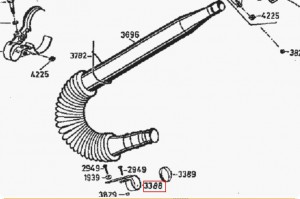Halter Luftschlauch Ansaugschlauch Luftfilter