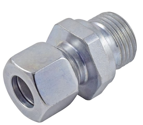 Gerade Einschraubverschraubung 3/4" auf 18L mit Überwurfmutter und Schneidring GE18LR3/4