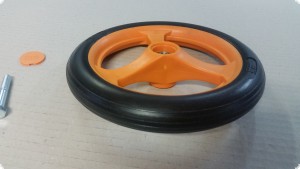 Rad Ø200 + Schraube + Kappe AS 510/ AS 420/ AS 470 ProClip Mulchmäher