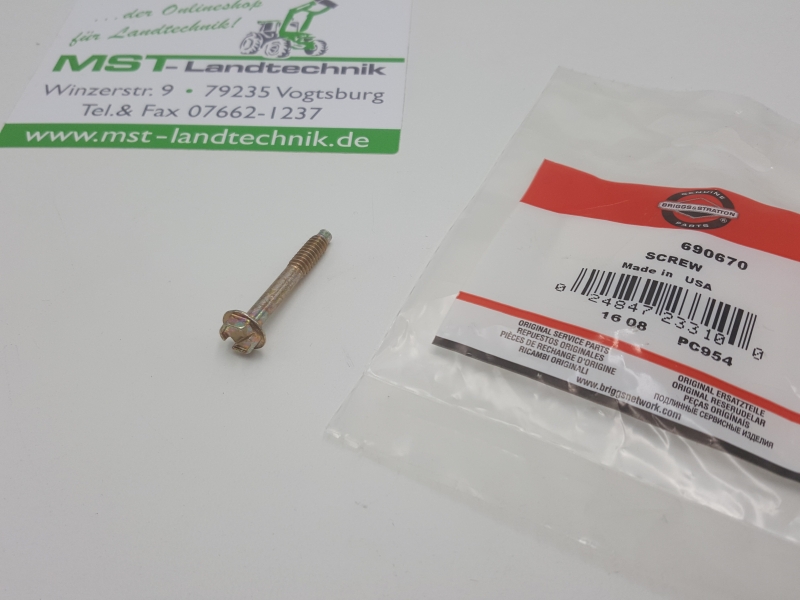 Schraube für Luftfilterdeckel an Quantum® Motoren 35-65 B&S Briggs & Stratton Befestigungsschraube