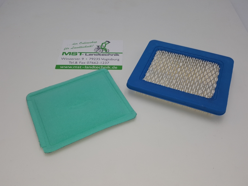 SET Luftfilter +Vorfilter für Quantum® Motoren 35-65 B&S Briggs & Stratton Filter Luft 491588S + 491435S