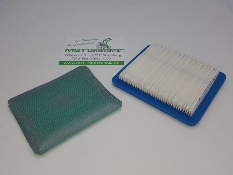 SET Luftfilter +Vorfilter für Quantum® Motoren 35-65 B&S Briggs & Stratton Filter Luft 491588S + 491435S
