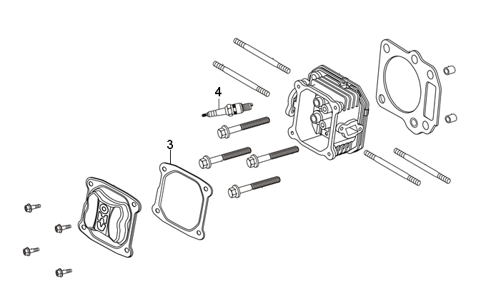 Zündkerze Mulch-Rasenmäher AS 460 AS Motor