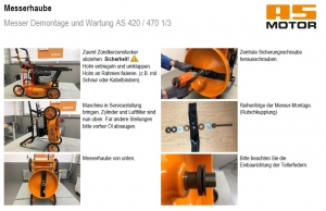 Mulchmesser Messer für Mulch-Rasenmäher AS 420 AS Motor 4T & SuperClip