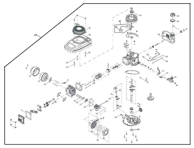 Benzinfilter Kraftstoffilter AS 30 WeedHex 140 Filter Benzin Kraftstoff AS-Motor