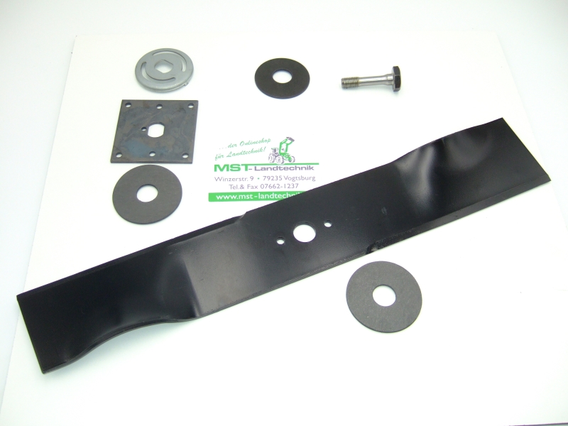 Messerset 50 cm für AS 21 mit 2-takt Motor, Messer, Schraube, Sicherungsblech, Tellerfeder, Druckteller & Gleitscheiben