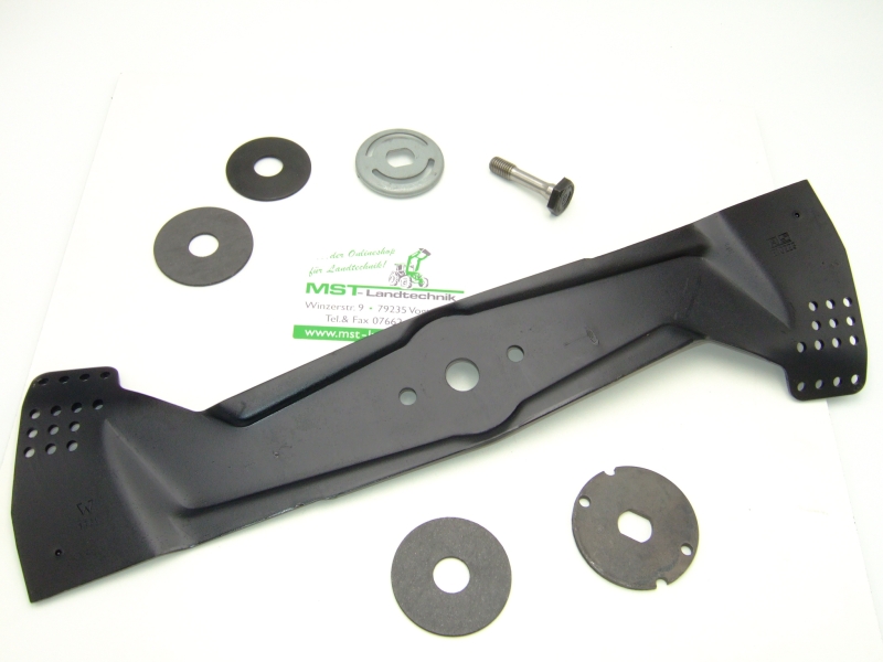 Messerset 53 cm für AS 53 B5 / B6 RB / B4 Messer, Schraube, Sicherungsblech, Tellerfeder, Druckteller & Gleitscheiben