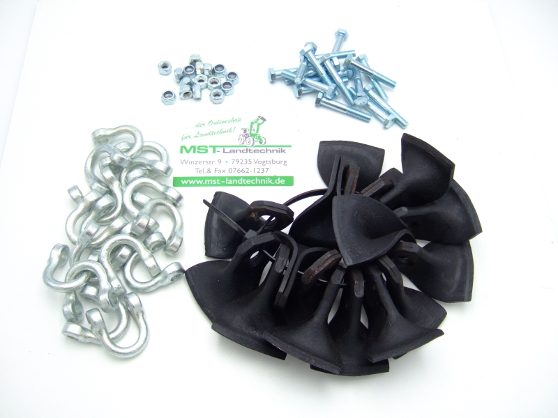 Becherschlegelsatz Hammerschlegelsatz für Schlegelmulcher ferngesteuert AS 750 RC mit Schäkel