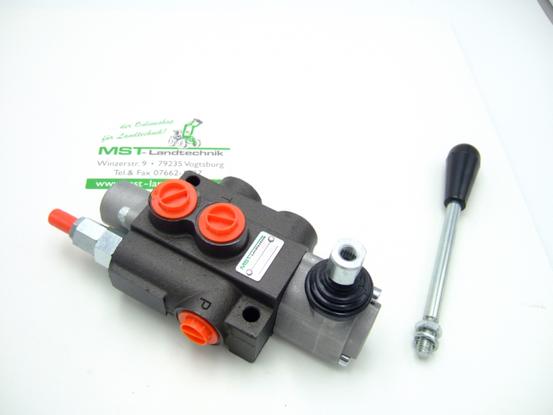Steuergerät Hydraulik 50L 1-fach DW doppelwirkend Steuerventil Badestnost Hydraulikventil 1x doppelwirkend