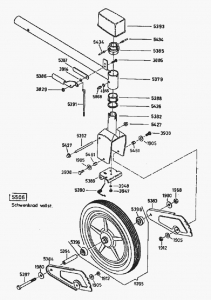 Rad Ø350 Vorderrad Lenkrad vorne AS Motor Mäher 26, 27, 28