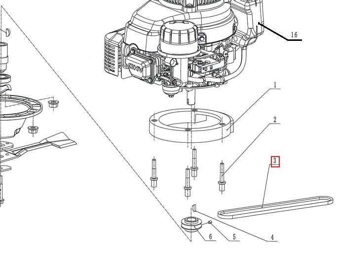 Keilriemen AS 530 CLIP A Antriebsriemen