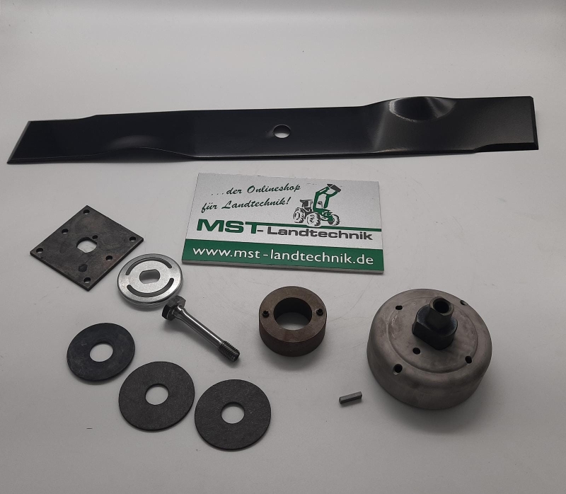 Umbausatz Messerkupplung AS 26 AH9 auf Stand AS 26 AH9/3 Motorbremse Keil, Distanzstück und Messerschraube mit Befestigungsbauteilen