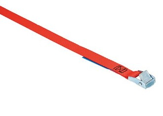 Spanngurt, Zurrgurt, Gurtklemme Quickloader TBS 250/500kg 4m x25mm rot