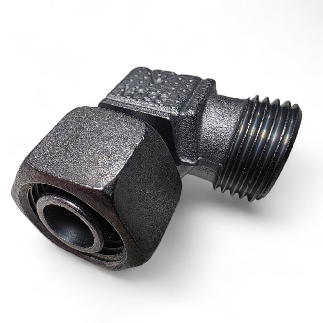 EVW12L OMD, Einstellbare W-Verschraubung Rohransatz vormontiert, ohne Überwurfmutter und Schneidring