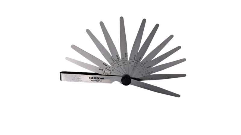 Fühlerlehrensatz GEDORE red Fühlerlehre 13fach Lehrenblatt für die Einstellung Abstand Zündspule zum Polrad