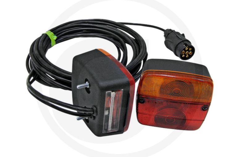 Beleuchtungssatz Rückleiuchten fertig verkabelt Anhängerbeleuchtung mit 7,5m Kabel fertig angeschossen