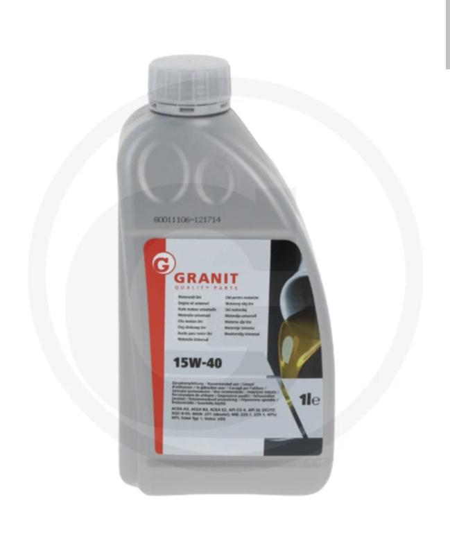 Motorenöl SAE 15W40 1 Liter Gebinde