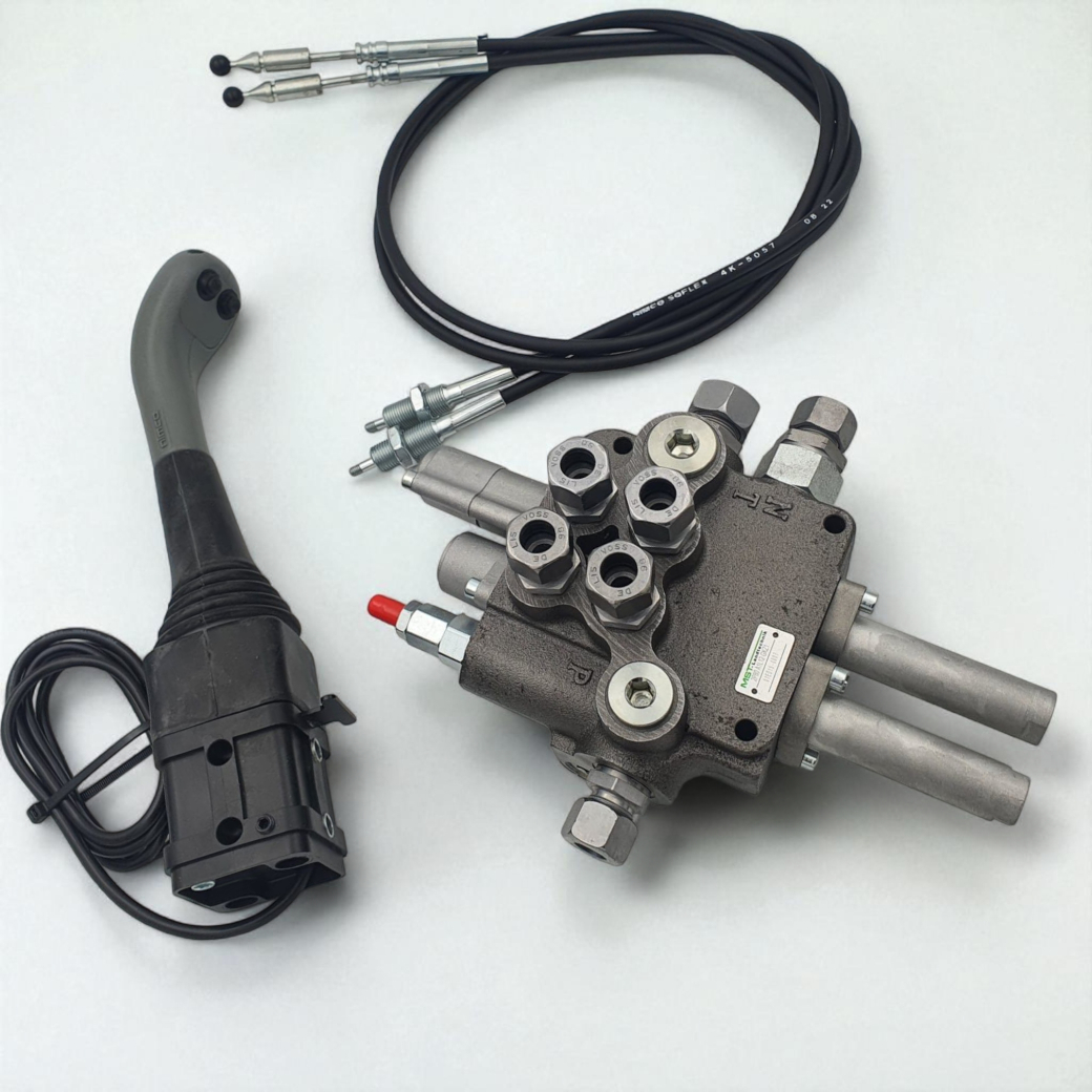 Hydraulik Frontlader Steuergerät 80 Liter/Minute Durchfluss Badestnost - ew dw Schwimmstellung wählbar