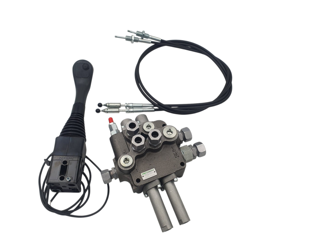 Hydraulik Frontlader Steuergerät 80 Liter/Minute Durchfluss Badestnost - ew dw Schwimmstellung wählbar