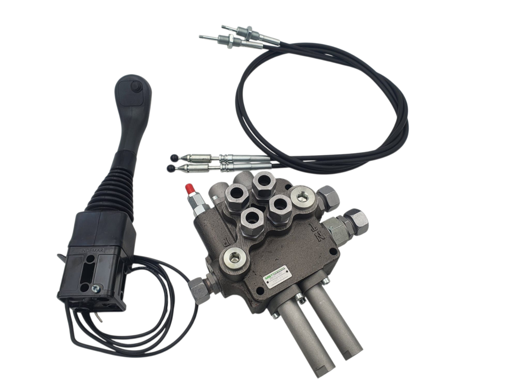 Hydraulik Frontlader Steuergerät 80 Liter/Minute Durchfluss Badestnost - ew dw Schwimmstellung wählbar