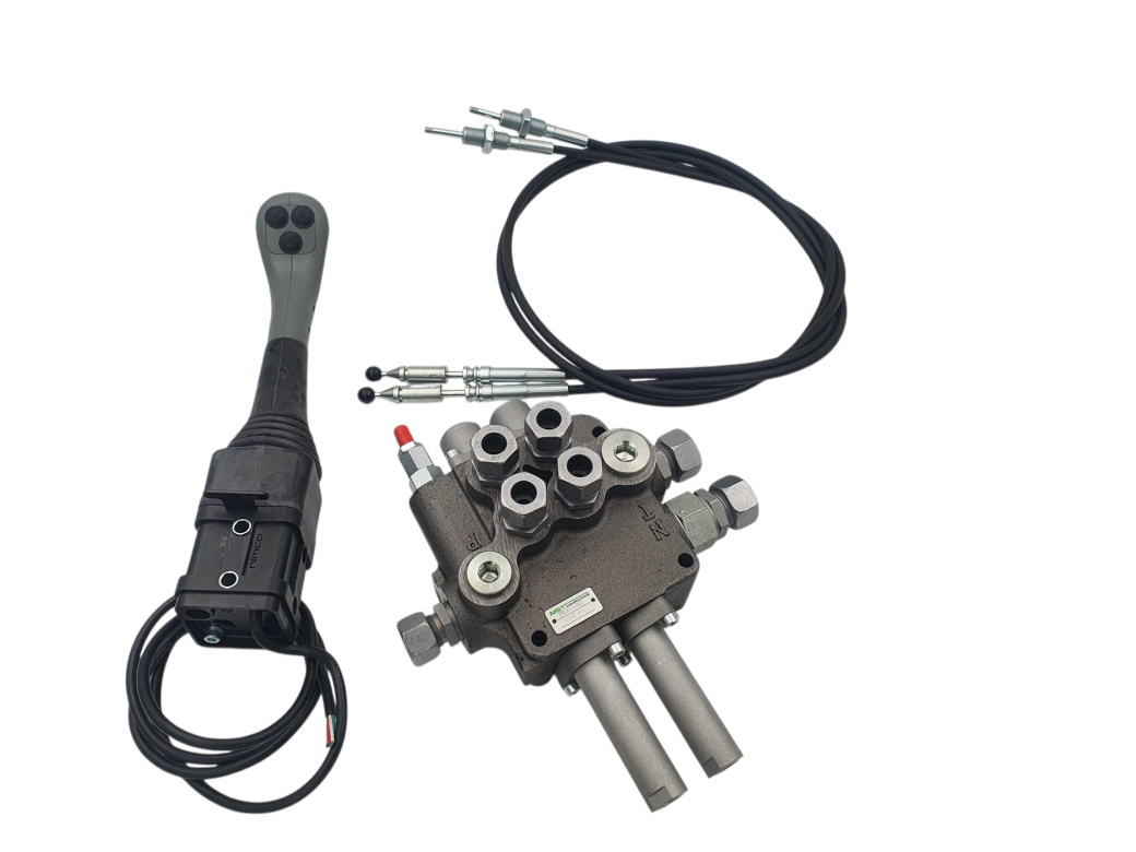 Hydraulik Frontlader Steuergerät 80 Liter/Minute Durchfluss Badestnost - ew dw Schwimmstellung wählbar