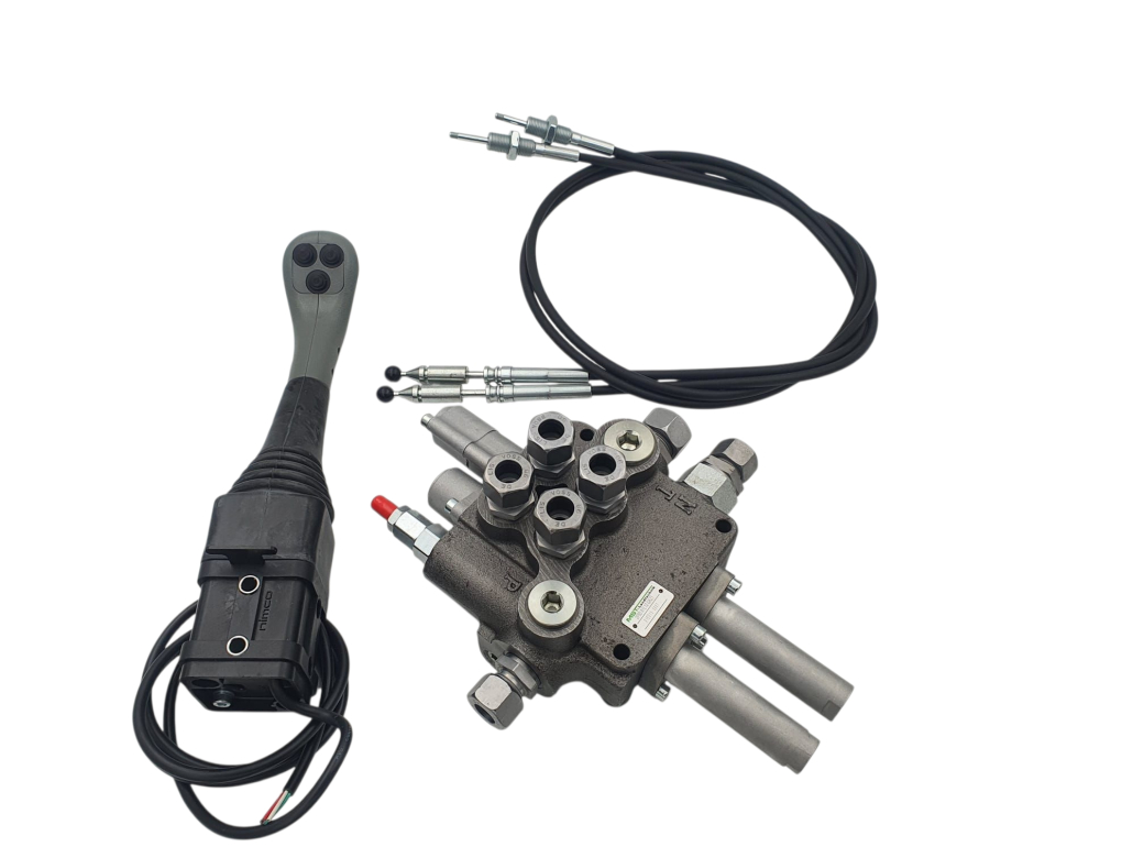 Hydraulik Frontlader Steuergerät 80 Liter/Minute Durchfluss Badestnost - ew dw Schwimmstellung wählbar