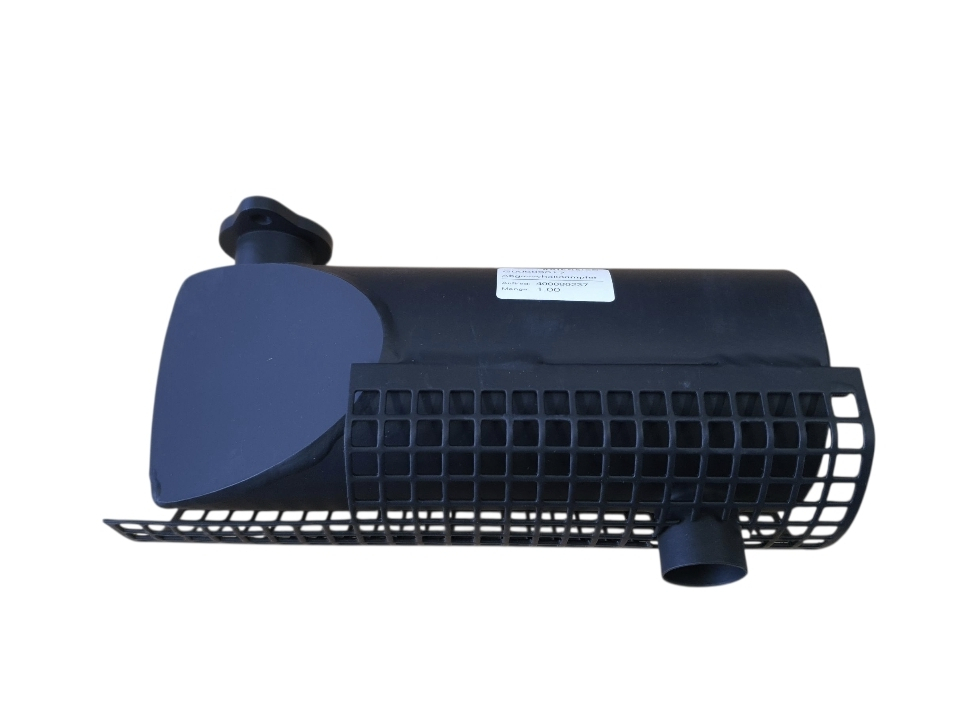 Abgasschalldämpfer, Auspff für AS-Motor 6PS 2-takt Allmäher Motor mit Gitter – Original AS Ersatzteil E08279 für AS 65 / AS 65/2T