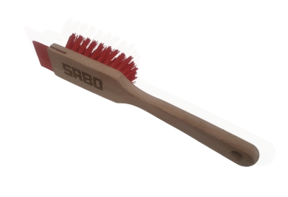 SABO Multi Clean Bürste 2in1 Bürste mit Abstreifer