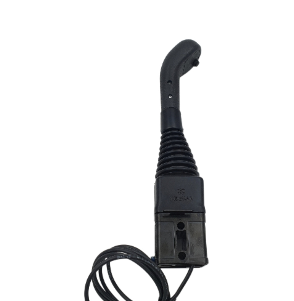 1 Taster vorne Indemar Kreuzschalthebel, Joystick Griff mit ISO Plakette, Bedienungshebel kpl.