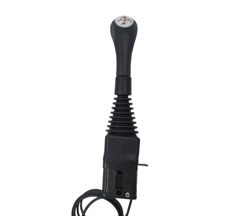 2 Taster vorne Indemar Kreuzschalthebel, Joystick Griff mit ISO Plakette, Bedienungshebel kpl.